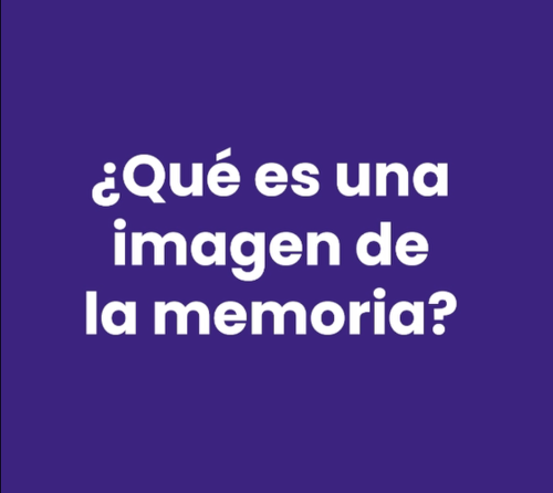 ¿Qué es una imagen de la memoria?